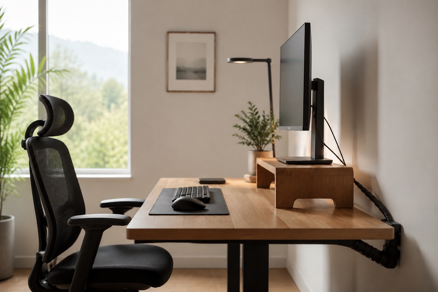 Set Up an Ergonomic Desk Without Buying New Furniture
